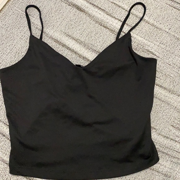 V Neck Crop Cami - Picture 1 of 4